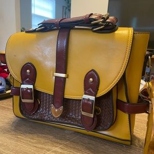 Modcloth Mustard Yellow Handbag